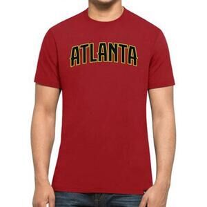 47 Forty Seven Brand Atlanta Hawks Mvp Splitter Tee  T-Shirt Uomo